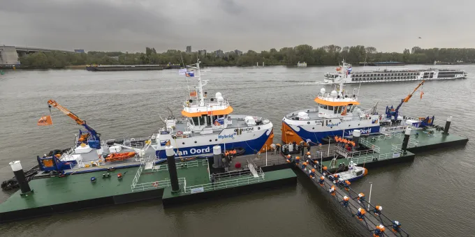 Doop van Van Oord's twee nieuwe hybride waterinjectievaartuigen en